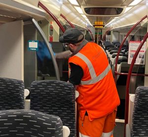 Transport for Wales cleans trains with anti-viral products to fight coronavirus