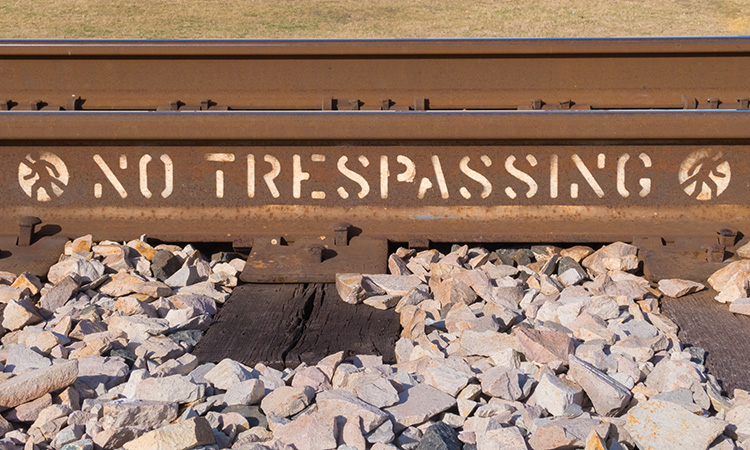 September 2020 trespassing incidents highest in five years on UK network