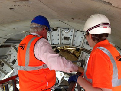 Tunnel boring moves NW railway electrification a step closer