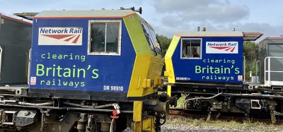 Two autumn treatment trains or MPVs facing each other