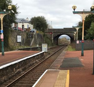 Ulverston station platforms before upgrade