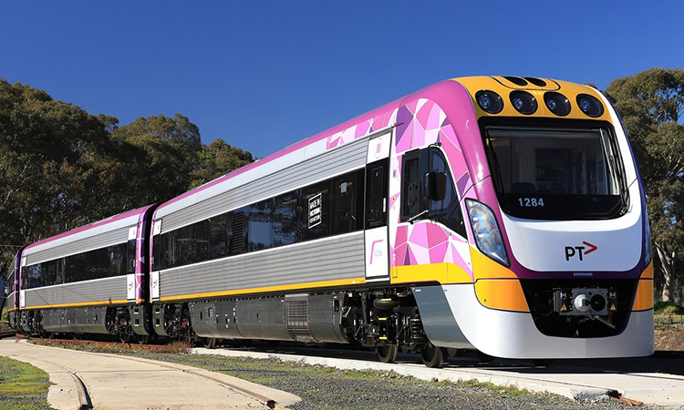 VLocity regional train in Victoria