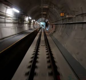 Inside view of the the METRONET Forrestfield-Airport Link