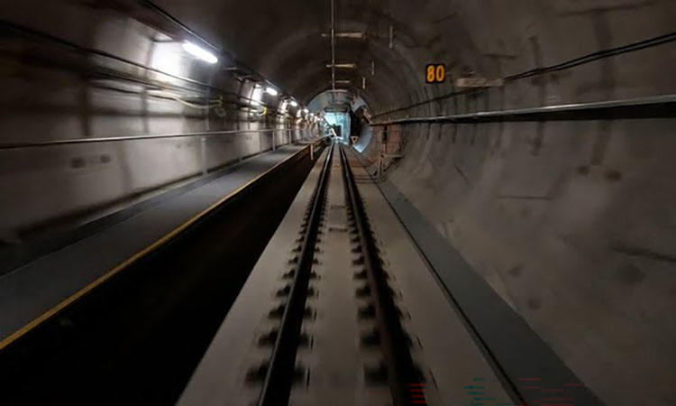 Inside view of the the METRONET Forrestfield-Airport Link