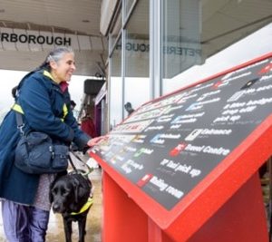 Virgin Trains and RNIB install tactile station maps for visually impaired travellers
