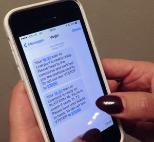 Virgin Trains launch Earlybird Boarding text messaging service at London Euston