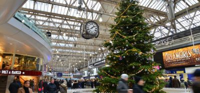 Christmas tree at Waterlook train station