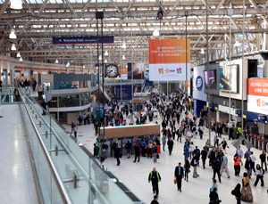 New balcony at Waterloo station