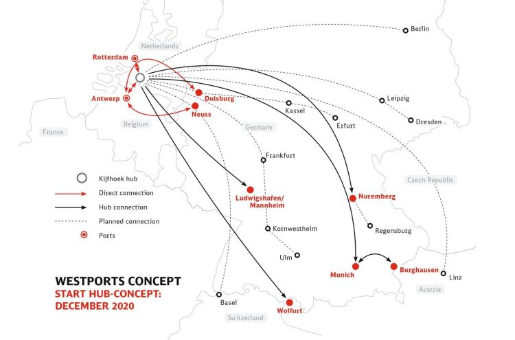 DB Cargo Antwerp Rotterdam routes