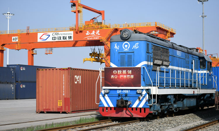 Xi'an to Barcelona rail freight