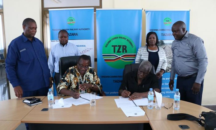 TAZARA and CBU Zambia sign Business Partnership Agreement