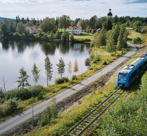 Alstom's Coradia iLint hydrogen train makes its Swedish debut