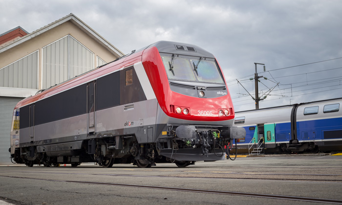 Alstom delivers the first overhauled BB36000 locomotive to Akiem