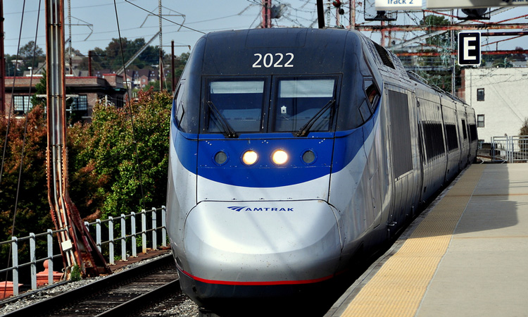 The Acela passenger railroad fleet undergoes complete redesign by Amtrak