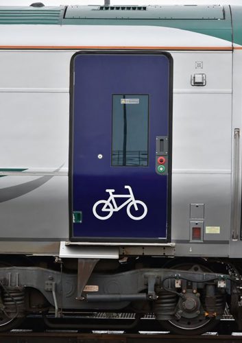 bike on train