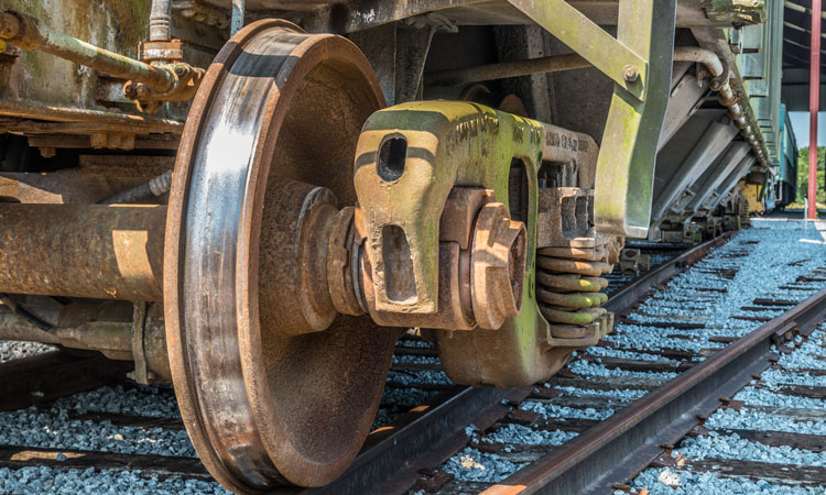 rails and close-up train rail, gleise, in germany Stock Photo - Alamy