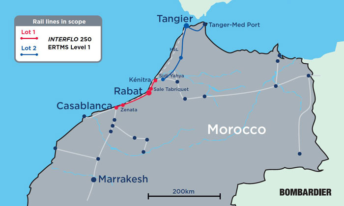 Bombardier signalling technology improving Moroccan rail service