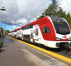 Caltrain electric locomotive