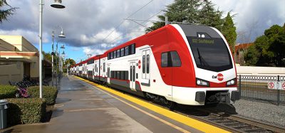 Caltrain electric locomotive