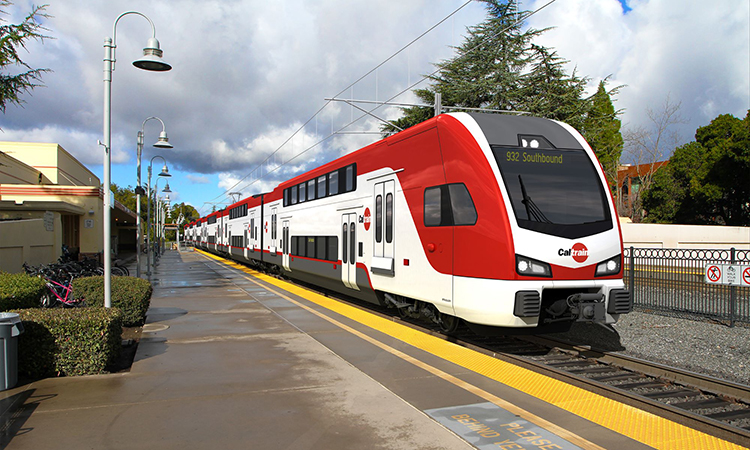 Caltrain electric locomotive