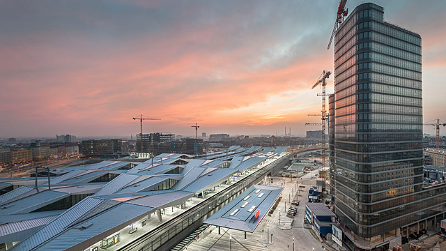 Vienna central station headquarters