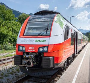 ÖBB Cityjet eco undergoing test drive in Upper Austria