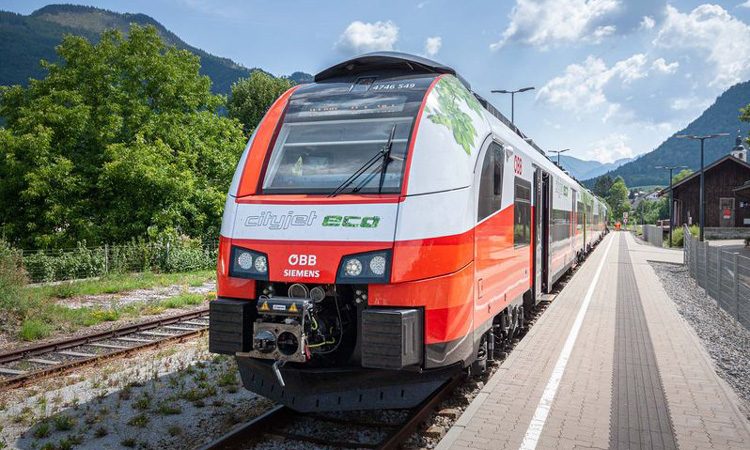 ÖBB Cityjet eco undergoing test drive in Upper Austria