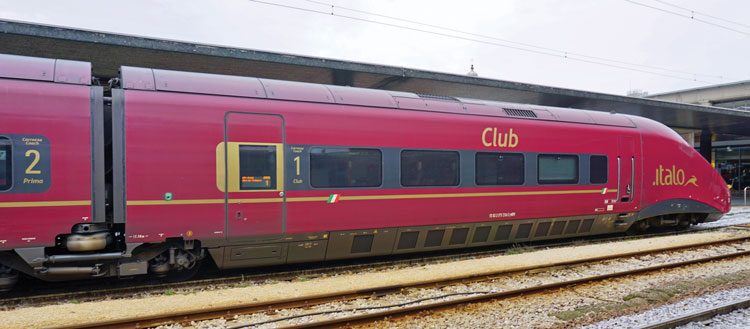 Club coach Italo train