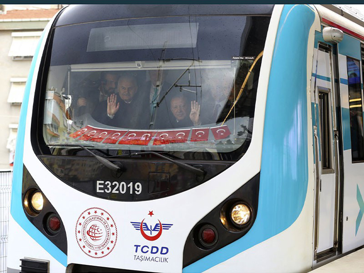 Turkey’s commuter line between Gebze-Halkalı is officially opened