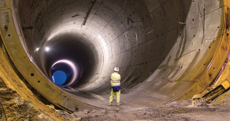 Completed Hallandsås tunnel