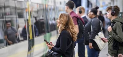 Passengers waiting at the station