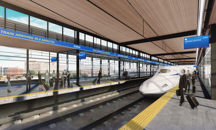 Milestone agreement signed in Dallas-Houston high-speed rail project