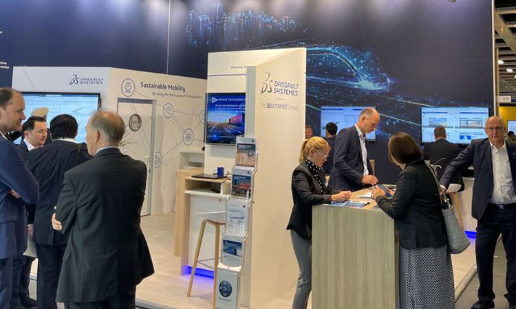 Dassault Systemems stand at InnoTrans 2022