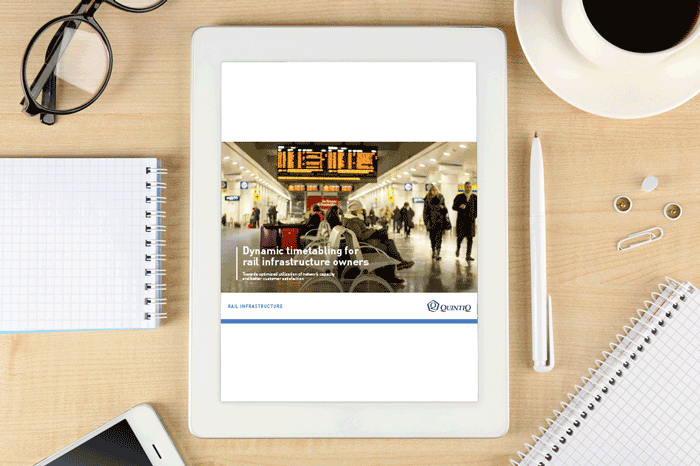 Brochure: Dynamic timetabling for rail infrastructure owners