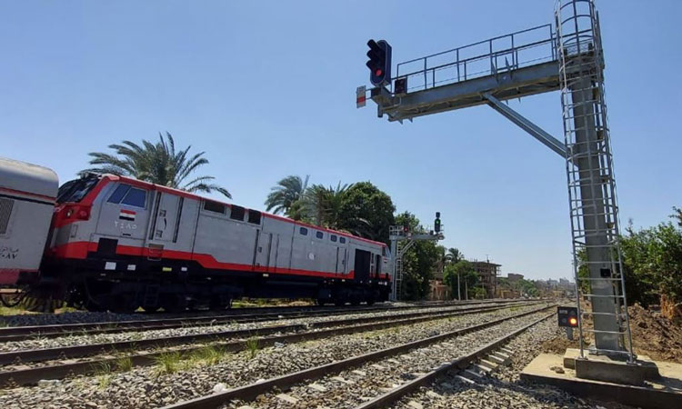 Signalling equipment installed on the Quseia Sector of the Beni Suef-Assuyt line