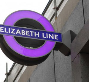 First iconic purple roundels have been installed on Elizabeth line