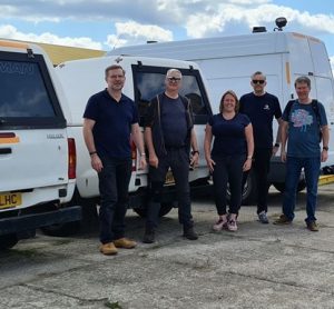 Network Rail staff helping Ukraine with equipment deliveries