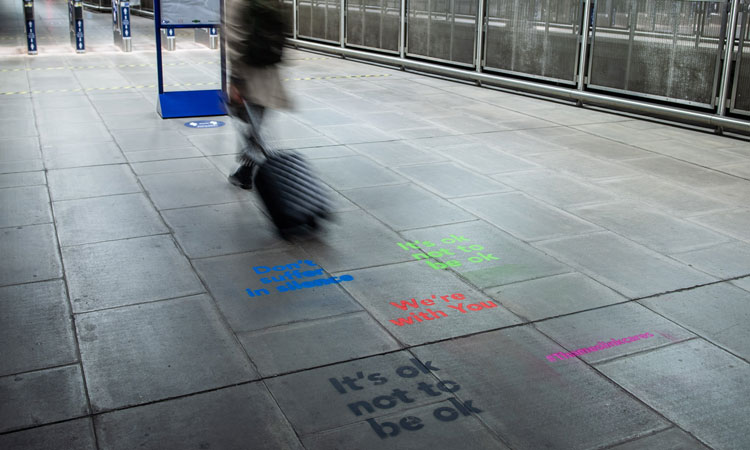 GTR unveils 'Affirmation Art' at train stations to support vulnerable passengers
