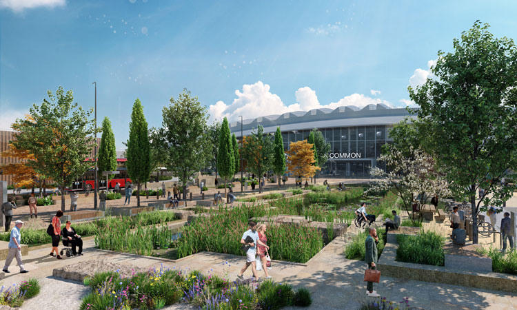 Public space designs unveiled for HS2's West London ‘super-hub’ station
