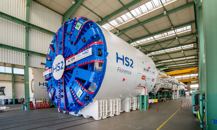 HS2’s first two Tunnel Boring Machines ready to be shipped to the UK