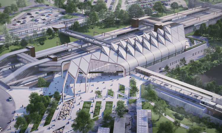 HS2's Interchange Station wins top environmentally-friendly design award