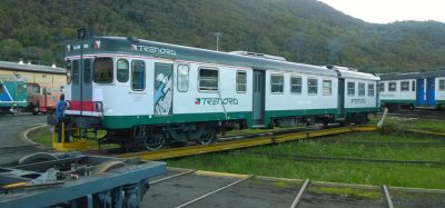 The DMU used to test the Liberty Wheel