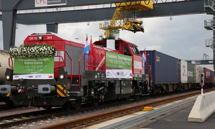 Connecting Luxembourg to China, a new combined train is launched