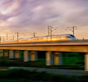 What is driving demand in the high-speed rail market?