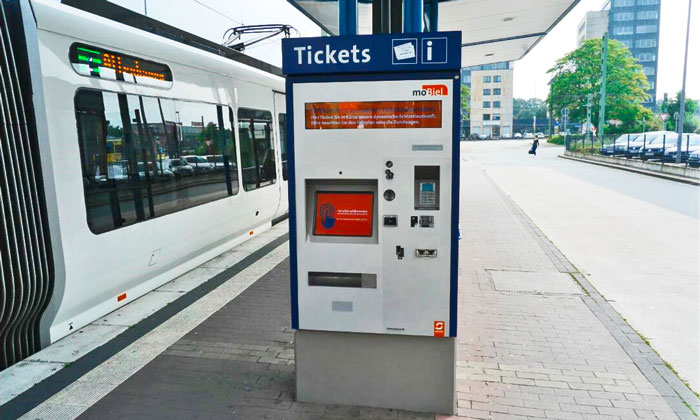 moBiel launch new ticket vending machines from Scheidt & Bachmann