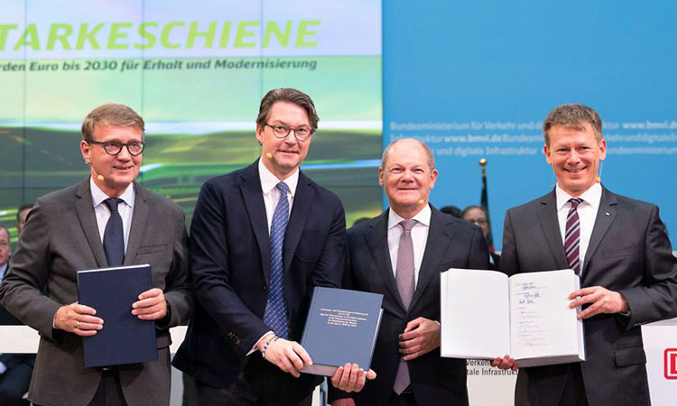 €86 billion modernisation programme approved for German rail network