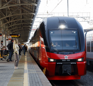 Moscow Central Circle trials its first two-decker electric train