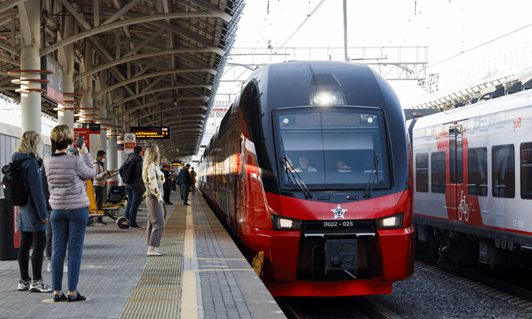 Moscow Central Circle trials its first two-decker electric train
