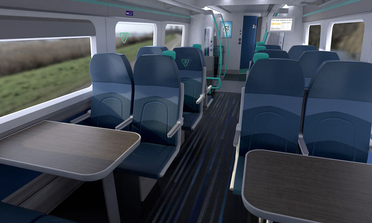New seating layout on Javelin trains