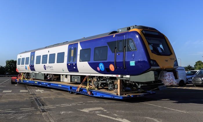 Northern’s first new 98 train arrives in the UK